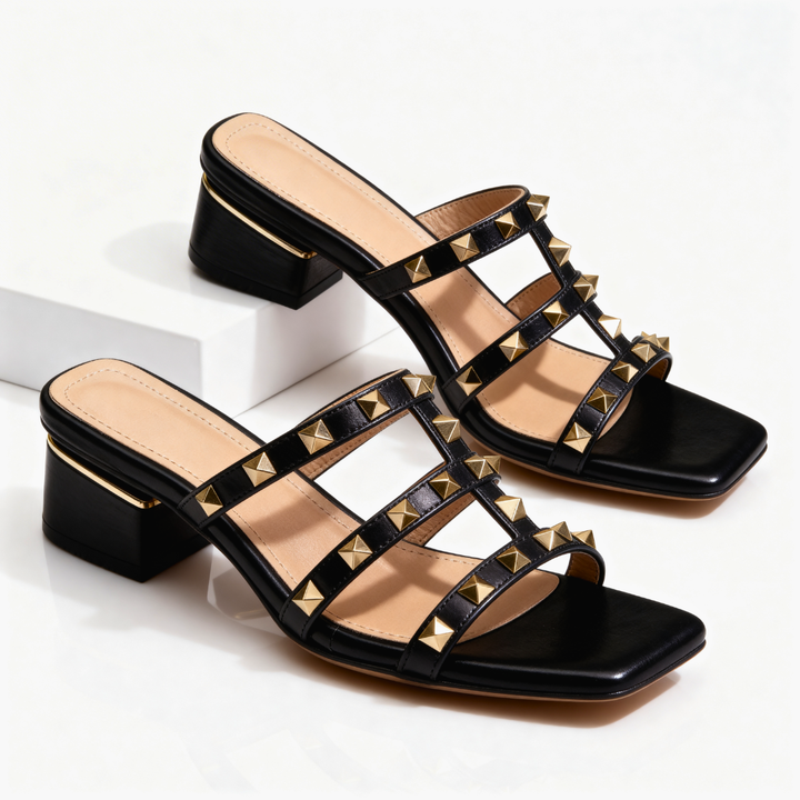 Kaelira | Studded Strap Sandals