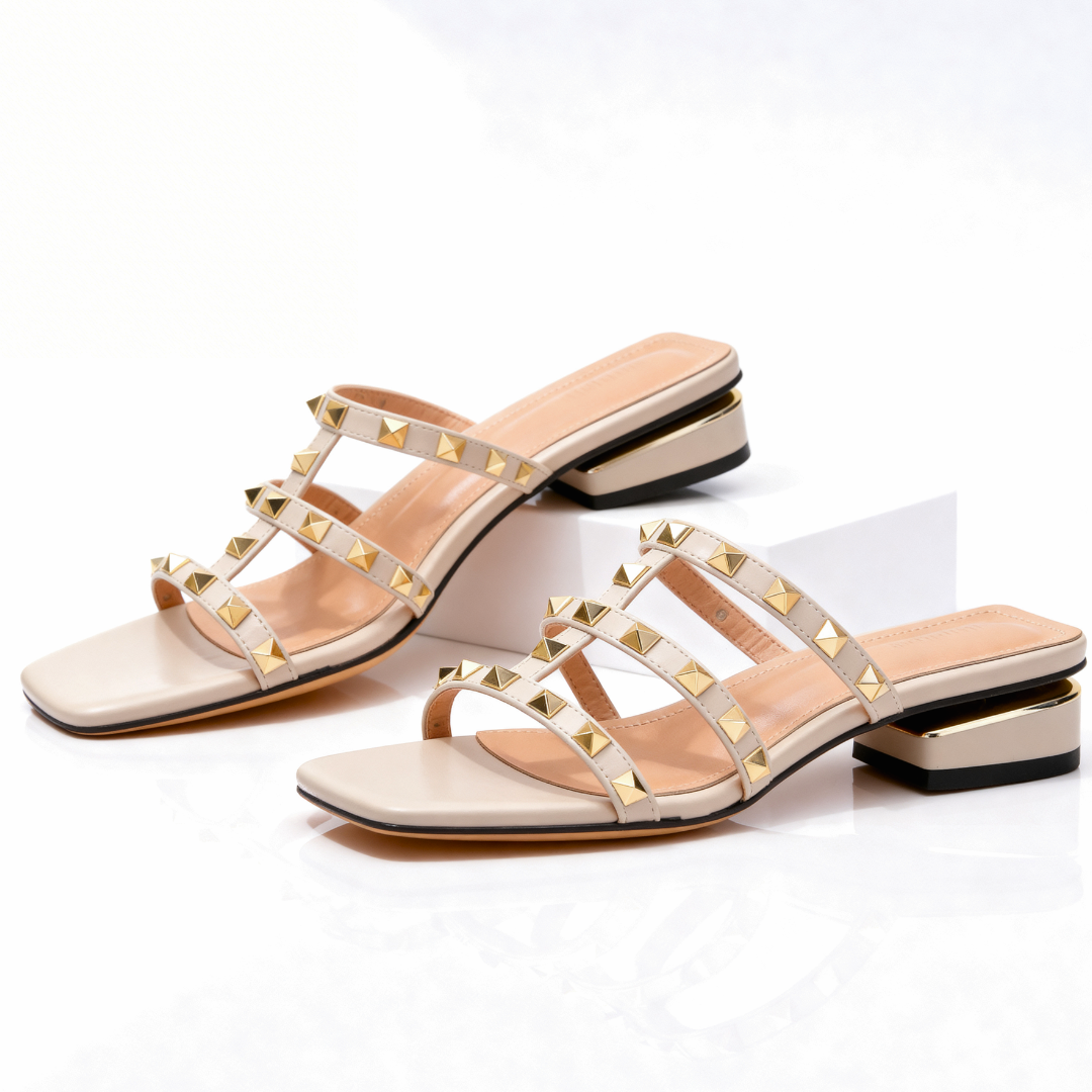 Kaelira | Studded Strap Sandals