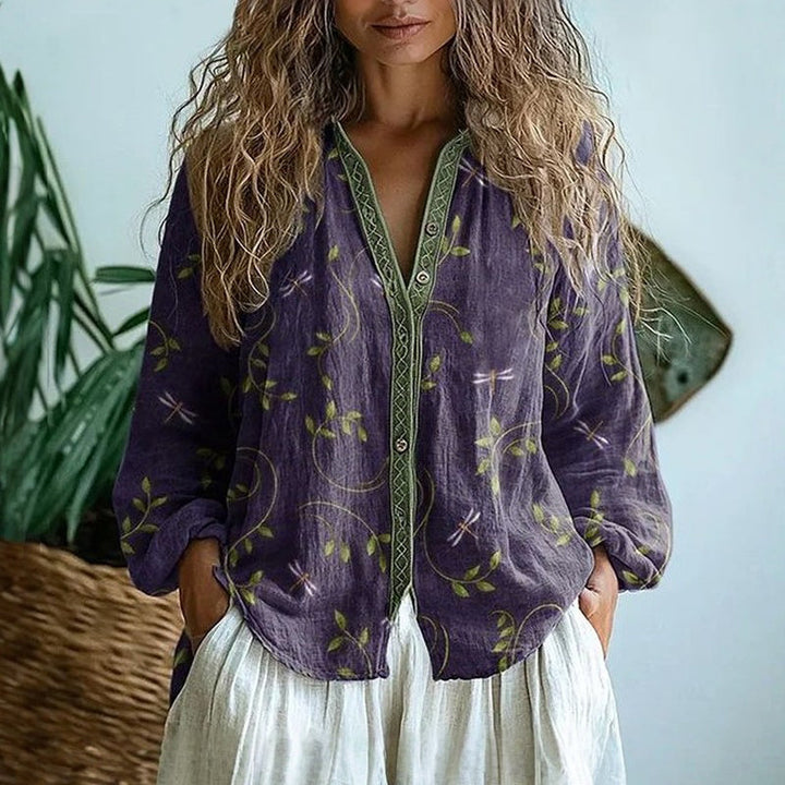 Mirelle | Boho Printed Tunic Blouse