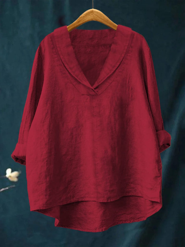Ambrenne™ Vネック ブラウス