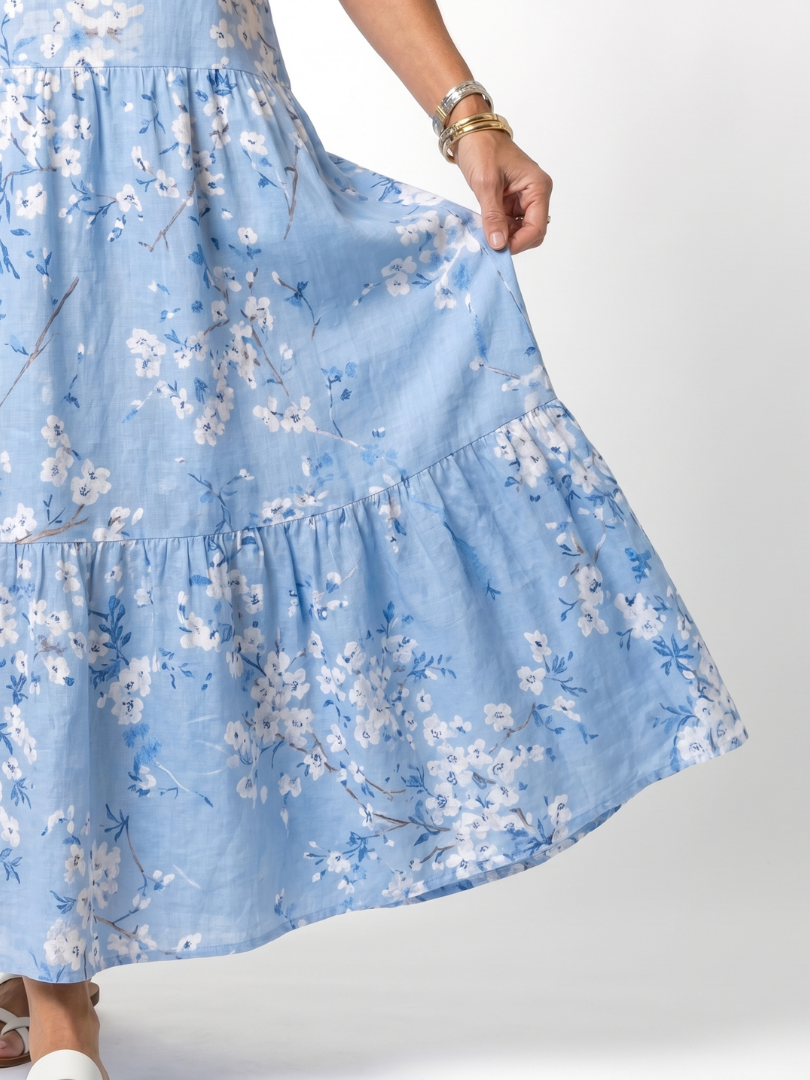 Fiorelle™ 花柄タッセル ワンピース