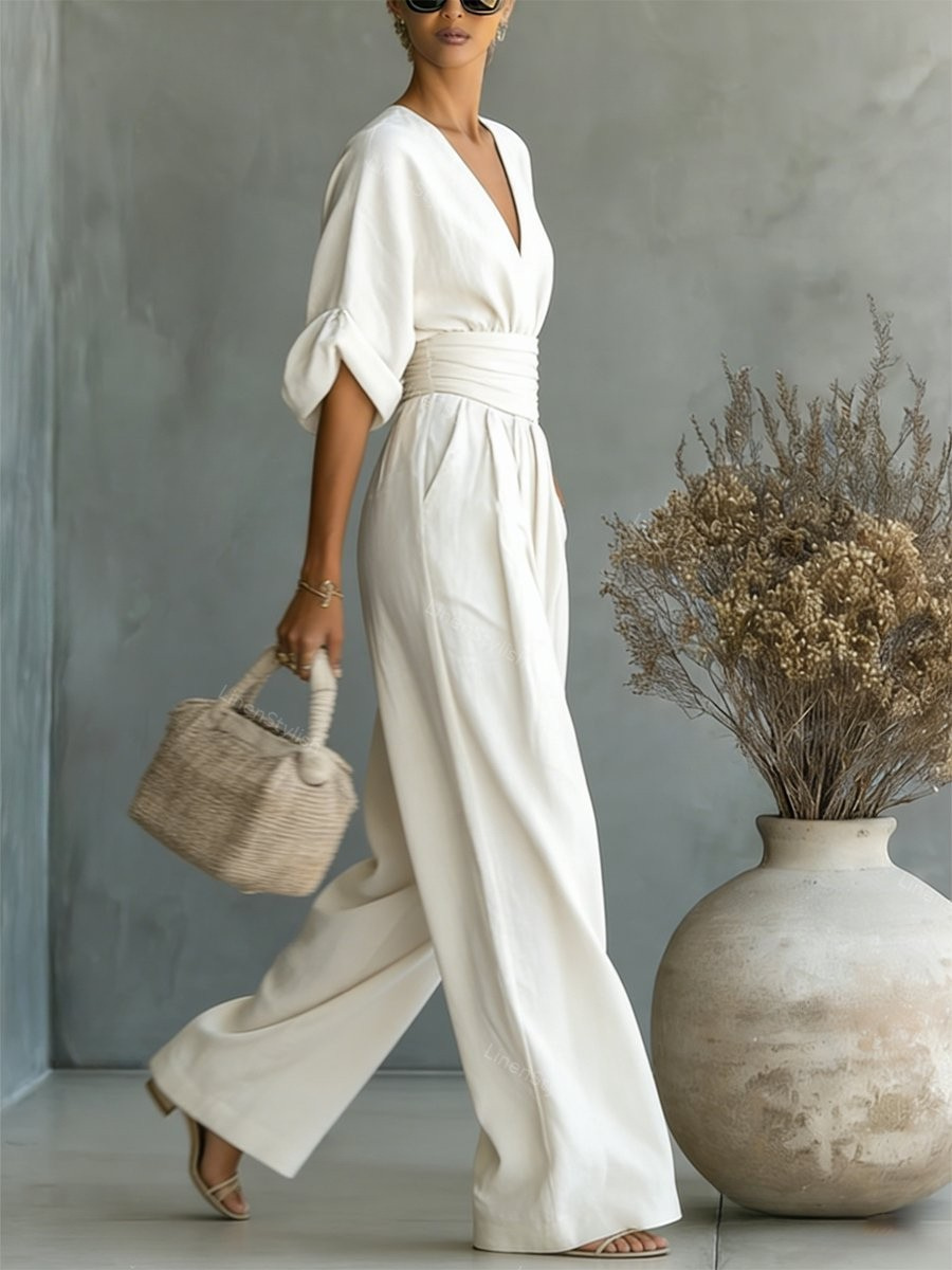 Norvelle™ Vネック オールインワン