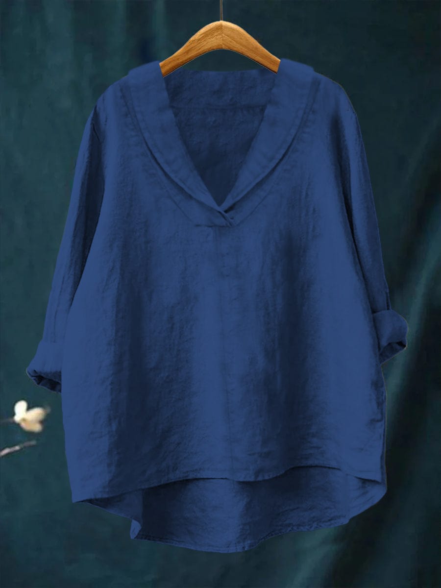 Ambrenne™ Vネック ブラウス