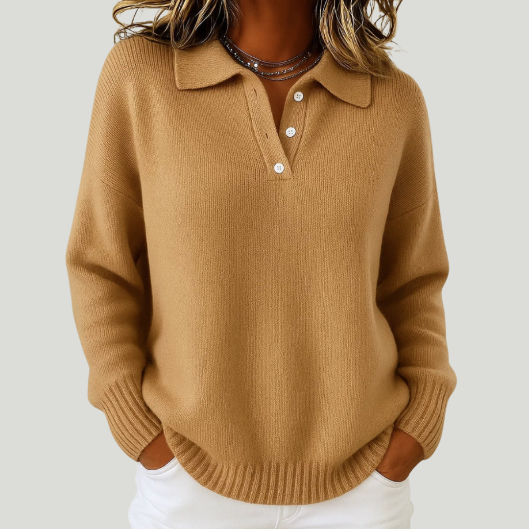 Savine | Collared Sweater
