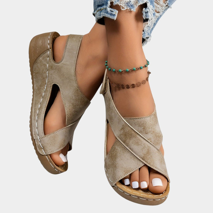 Ava | Comfort Wedge Sandals