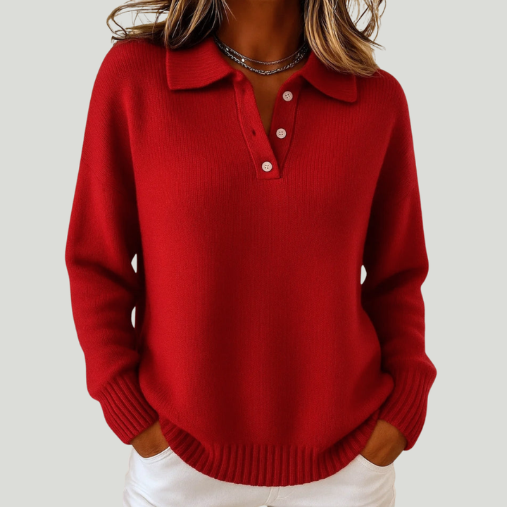 Savine | Collared Sweater