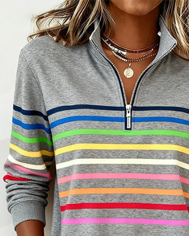 Coralie | Zip-Collar Sweater