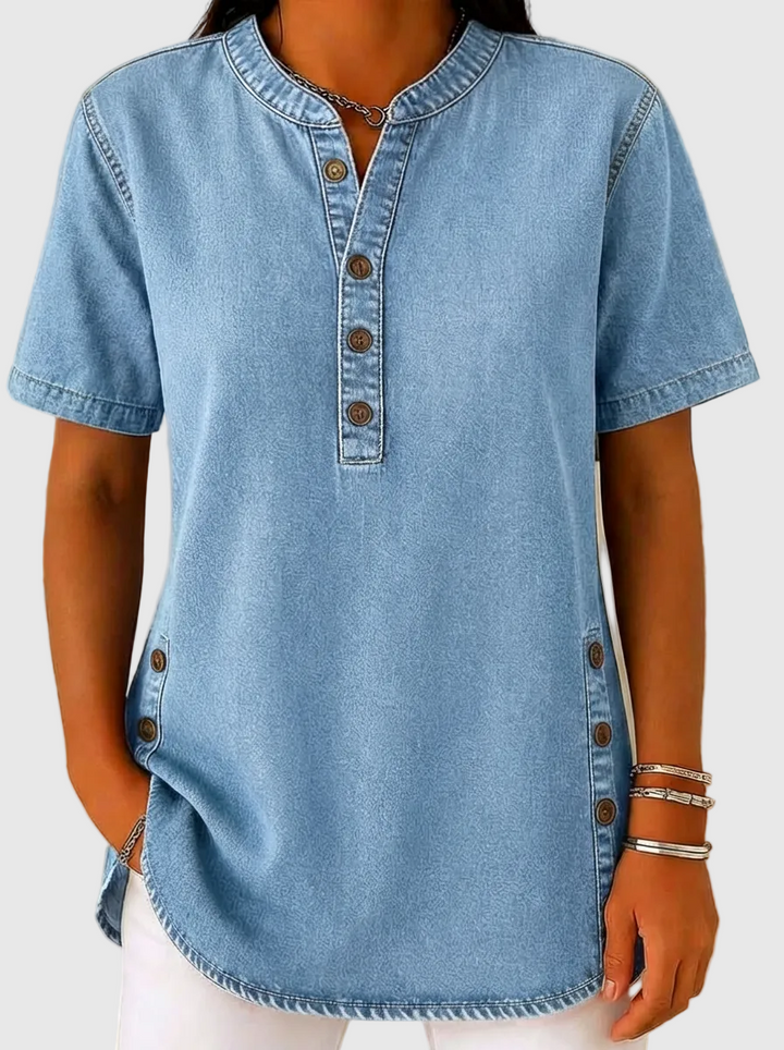Calira | Relaxed Denim Blouse