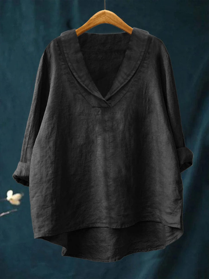 Ambrenne™ Vネック ブラウス