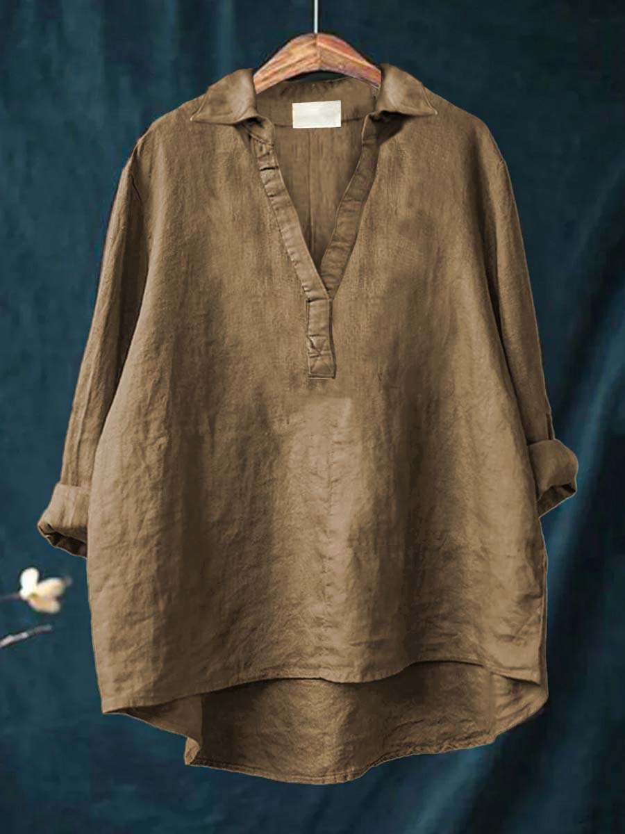 Mauvienne™ スキッパー ブラウス