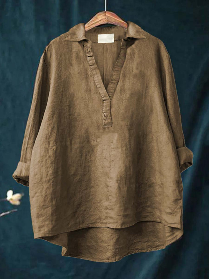 Mauvienne™ スキッパー ブラウス