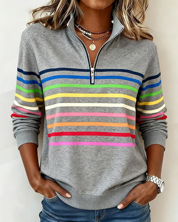 Coralie | Zip-Collar Sweater