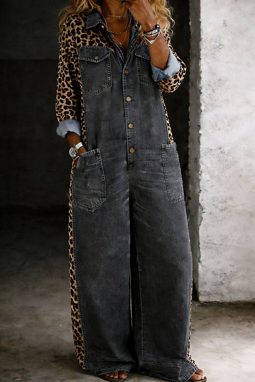 Noemi | One Piece Shirt Jumpsuit