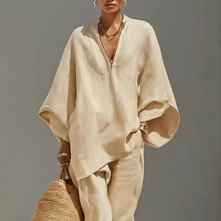 Sorelle™ Vネック ワイドセットアップ