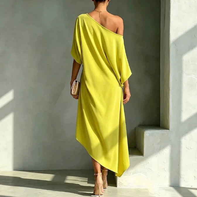 Camirelle™ アシンメトリー エレガントワンピース
