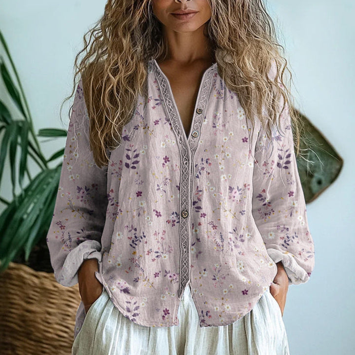 Mirelle | Boho Printed Tunic Blouse