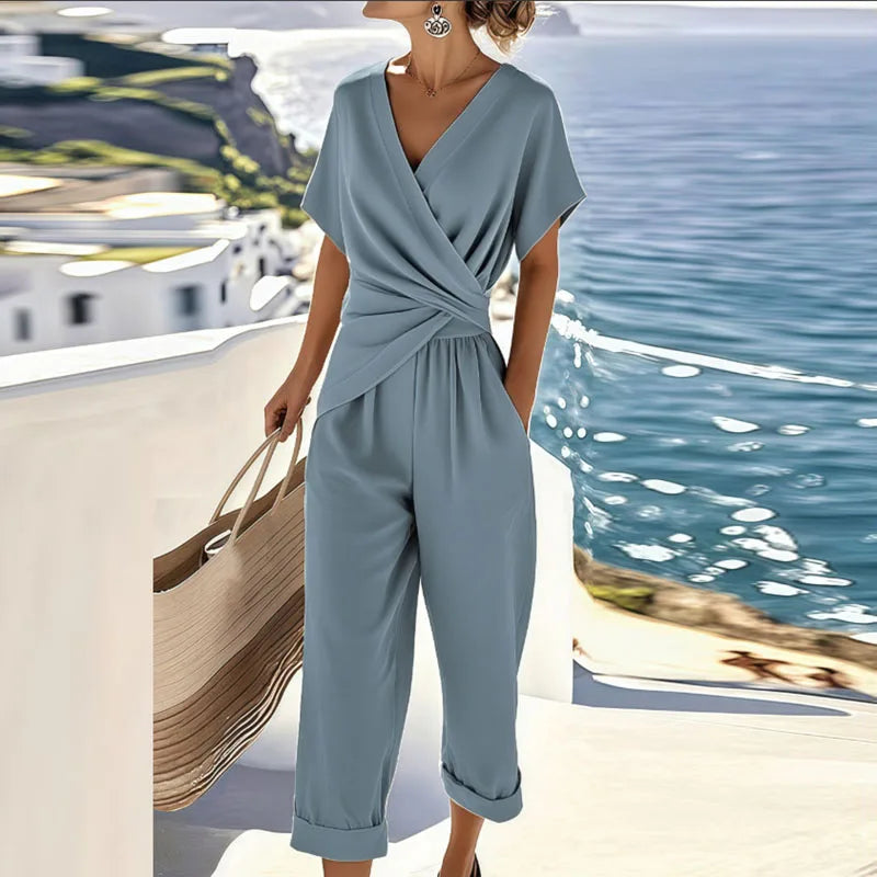 Solenne | Wrap Two-Piece Set