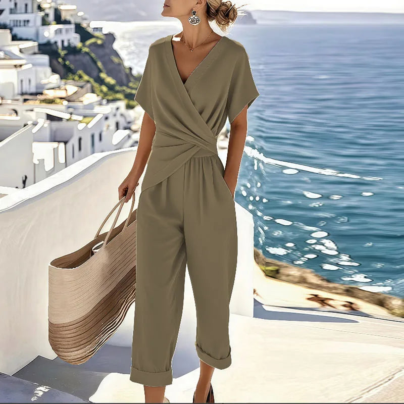 Solenne | Wrap Two-Piece Set