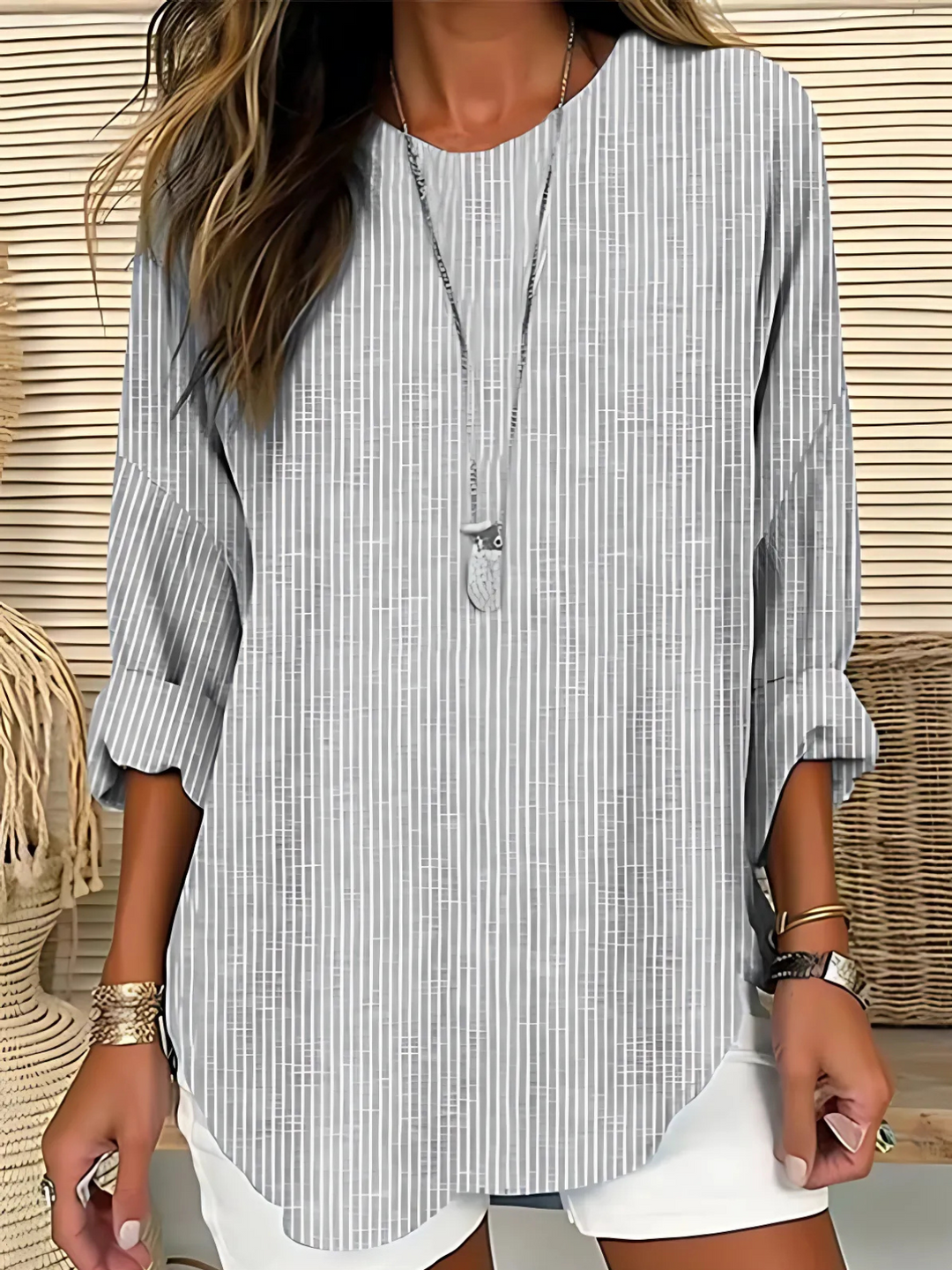 Alenya | Classic Striped Blouse