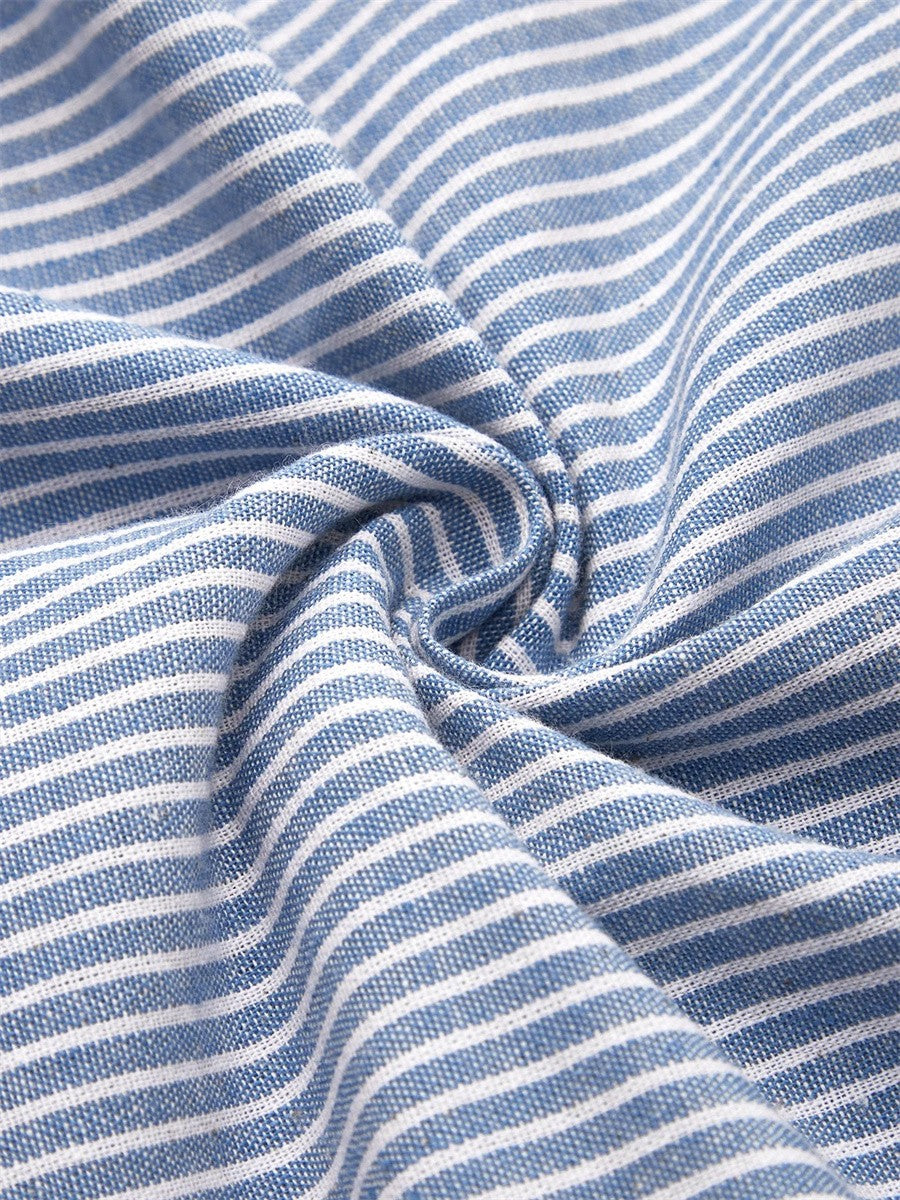 Lirenne™ ストライプ サマーミディワンピース