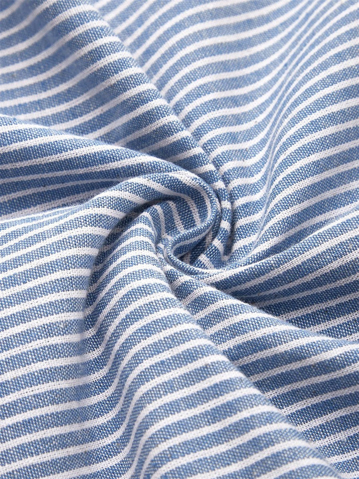 Lirenne™ ストライプ サマーミディワンピース