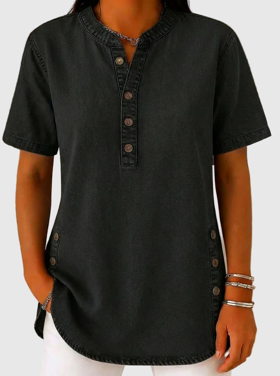 Calira | Relaxed Denim Blouse