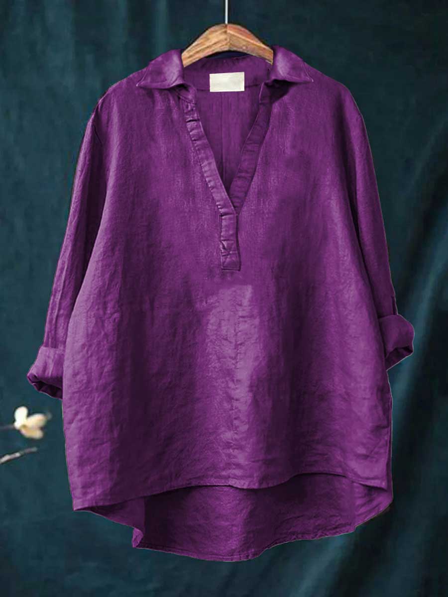Mauvienne™ スキッパー ブラウス