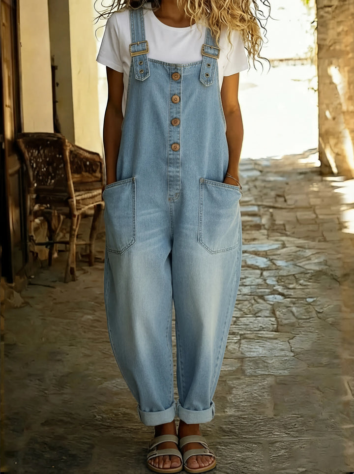 Rovina | Casual Denim Jumpsuit
