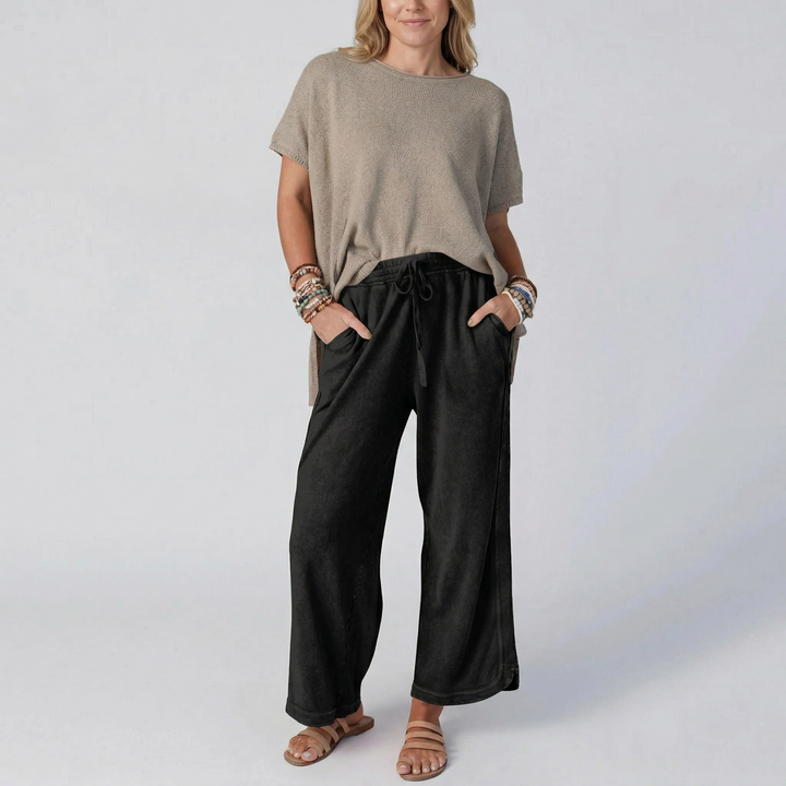 CHIPY™ - Vintage Wide Leg High Waist Pants