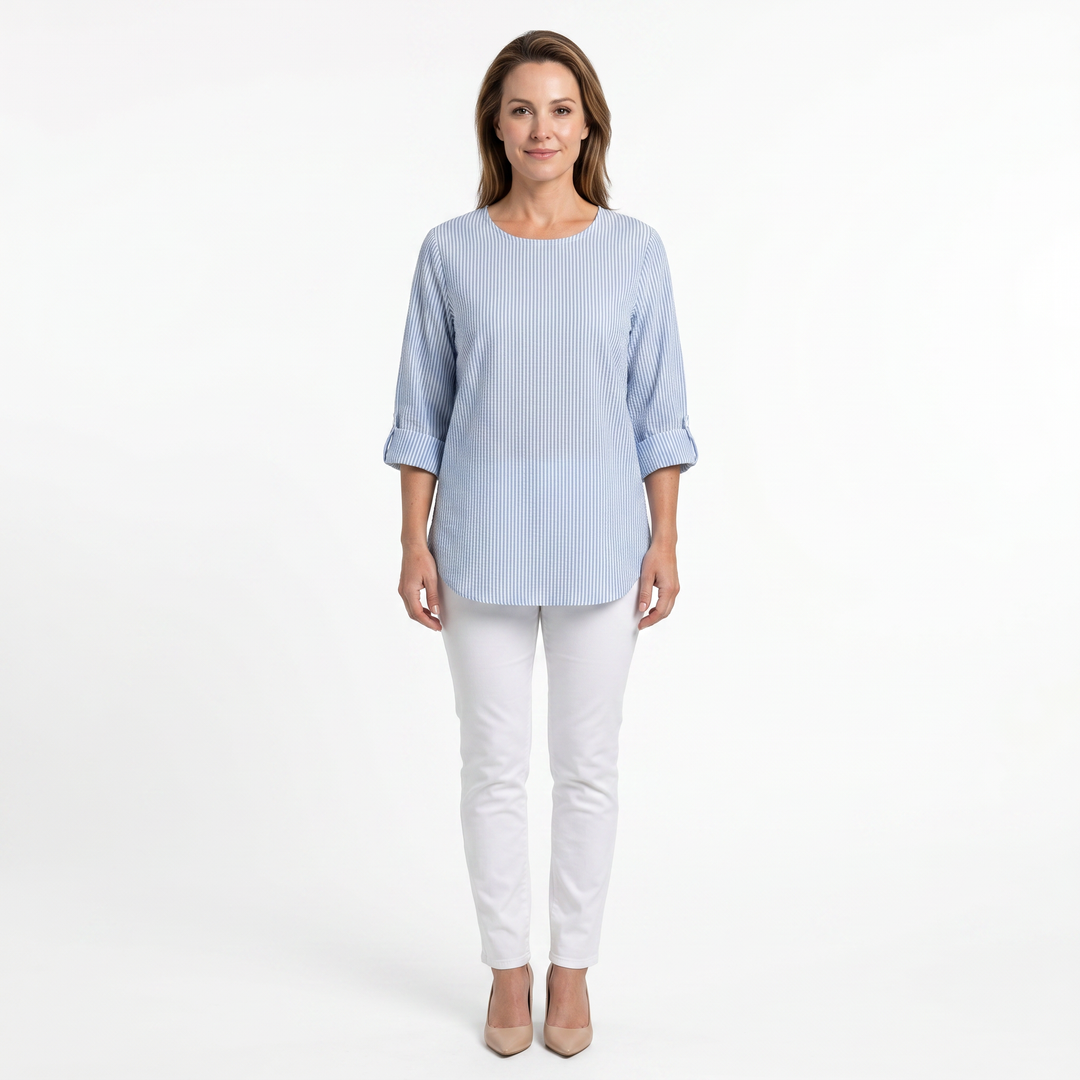 Velira | Classic Striped Blouse