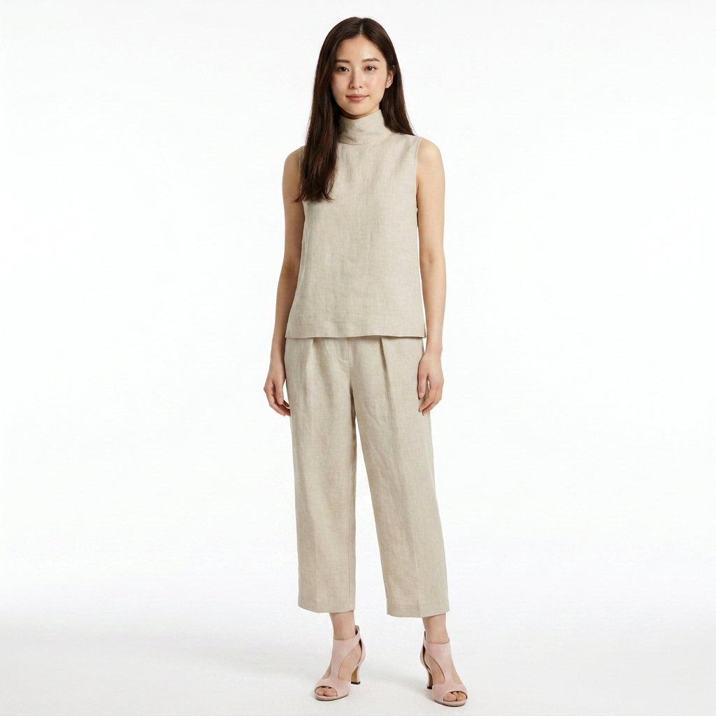Yuki sandalen gedragen door model