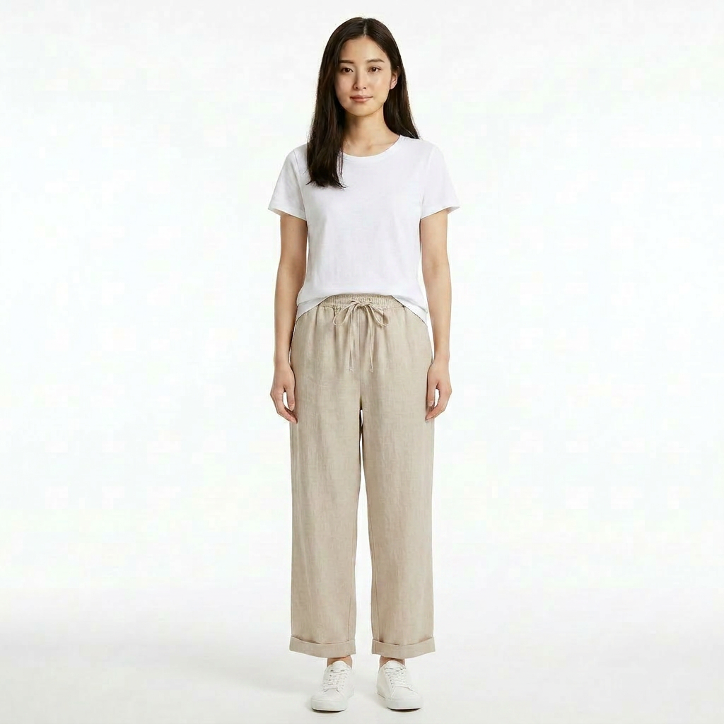 Dorevia broek beige model