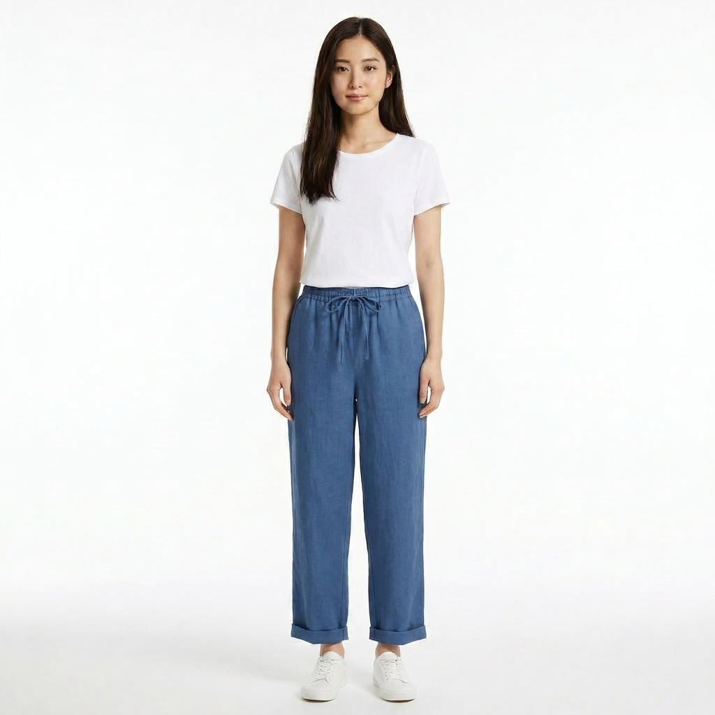 Dorevia broek blauw model