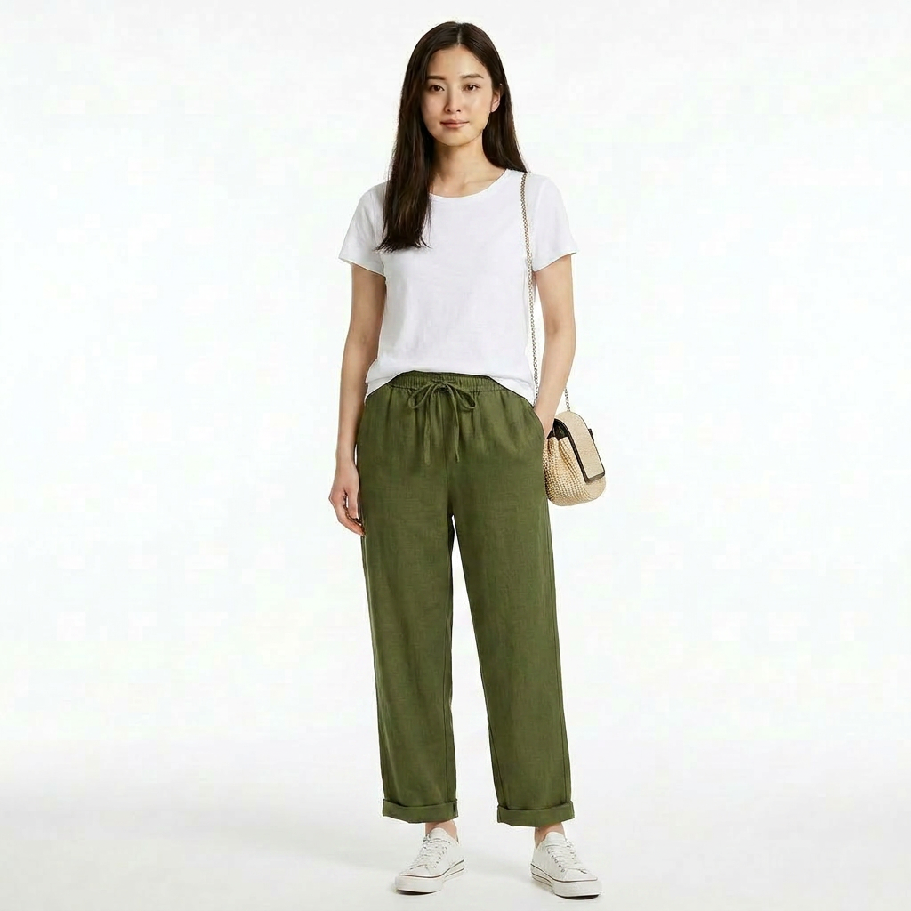 Dorevia broek groen model