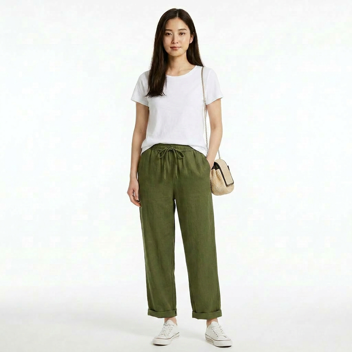 Dorevia broek groen model