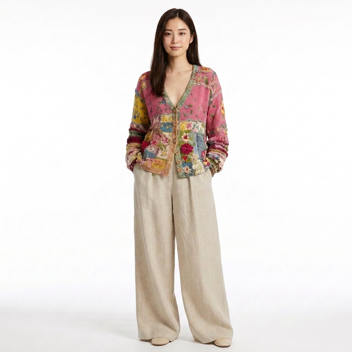Moriah cardigan model volledig gezicht