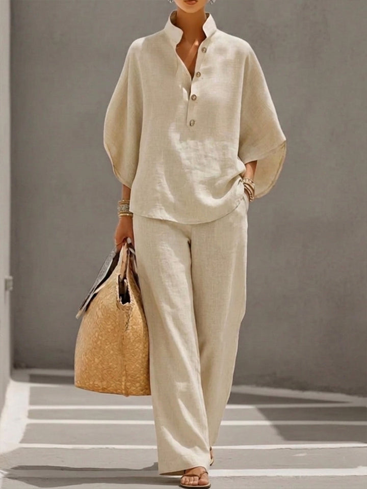 Mireya | Relaxed Wide-Leg Two-Piece Set