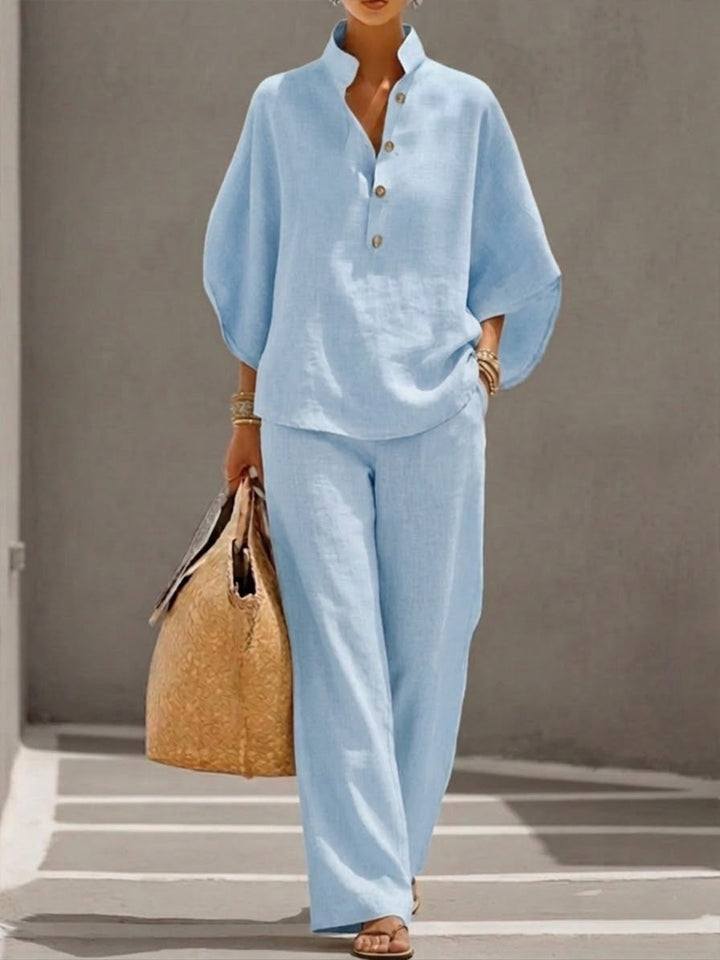 Mireya | Relaxed Wide-Leg Two-Piece Set