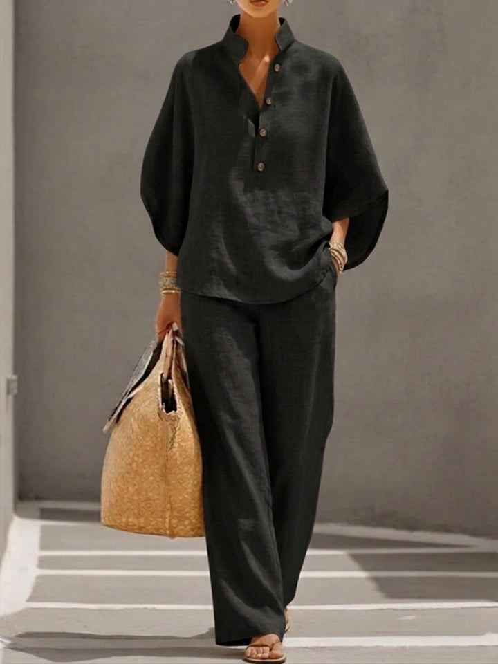 Mireya | Relaxed Wide-Leg Two-Piece Set