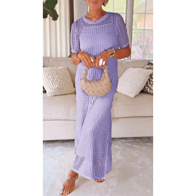 Caelune | Cut-Out Flow Maxi Dress